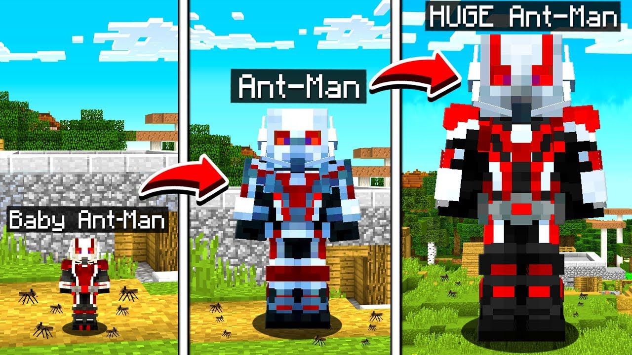 LIFE OF ANT MAN IN MINECRAFT!