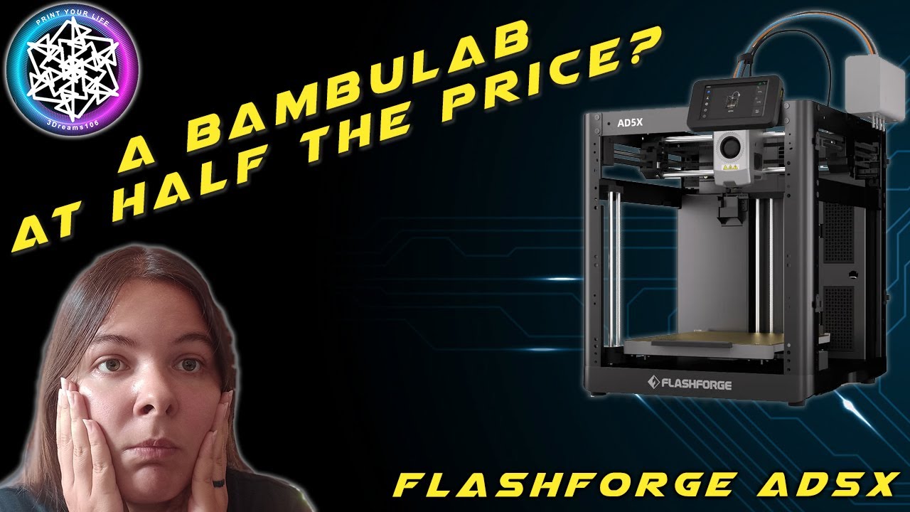 FLASHFORGE AD5X: The MULTICOLOR 3D Printer that CHALLENGES BAMBULAB 🔥