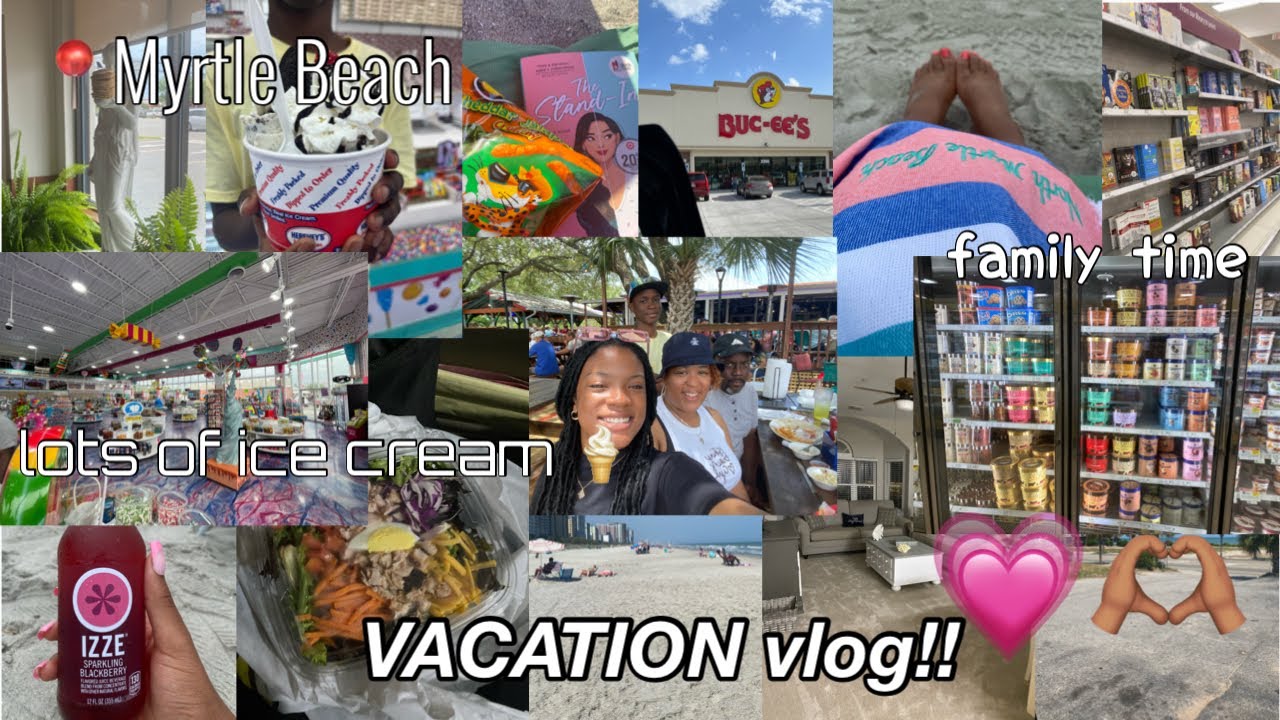VACATION VLOG!! A Weekend Getaway to…..📍Myrtle Beach 🏖| family, fun, food, etc.