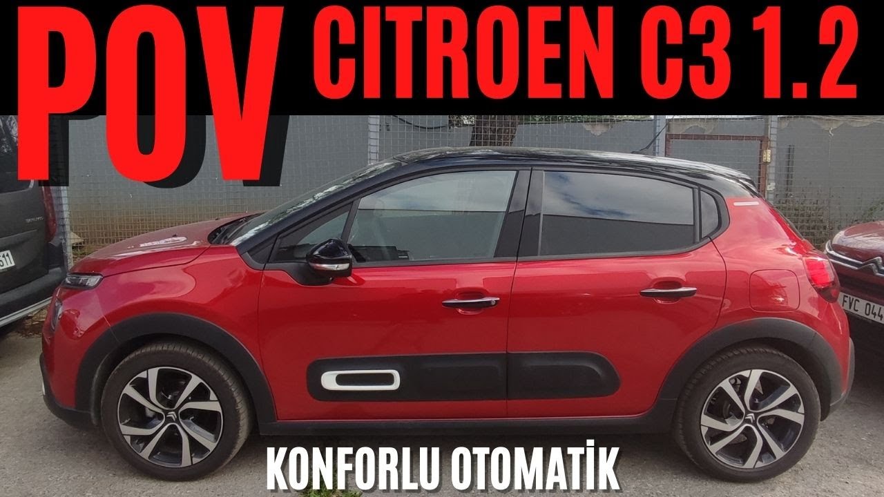 Citroen C3 POV Sürüş (2023) 1.2 PureTech 110 HP EAT6 Shine İksir Kırmızı