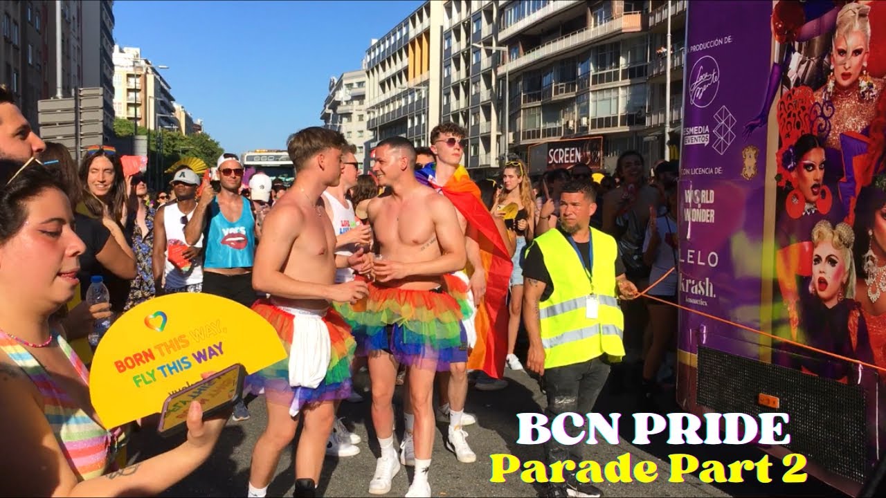 PRIDE Parade Barcelona 2022 Part 2 🌈 Desfile del Orgullo Gay Espa&ntilde;a #Bollomami