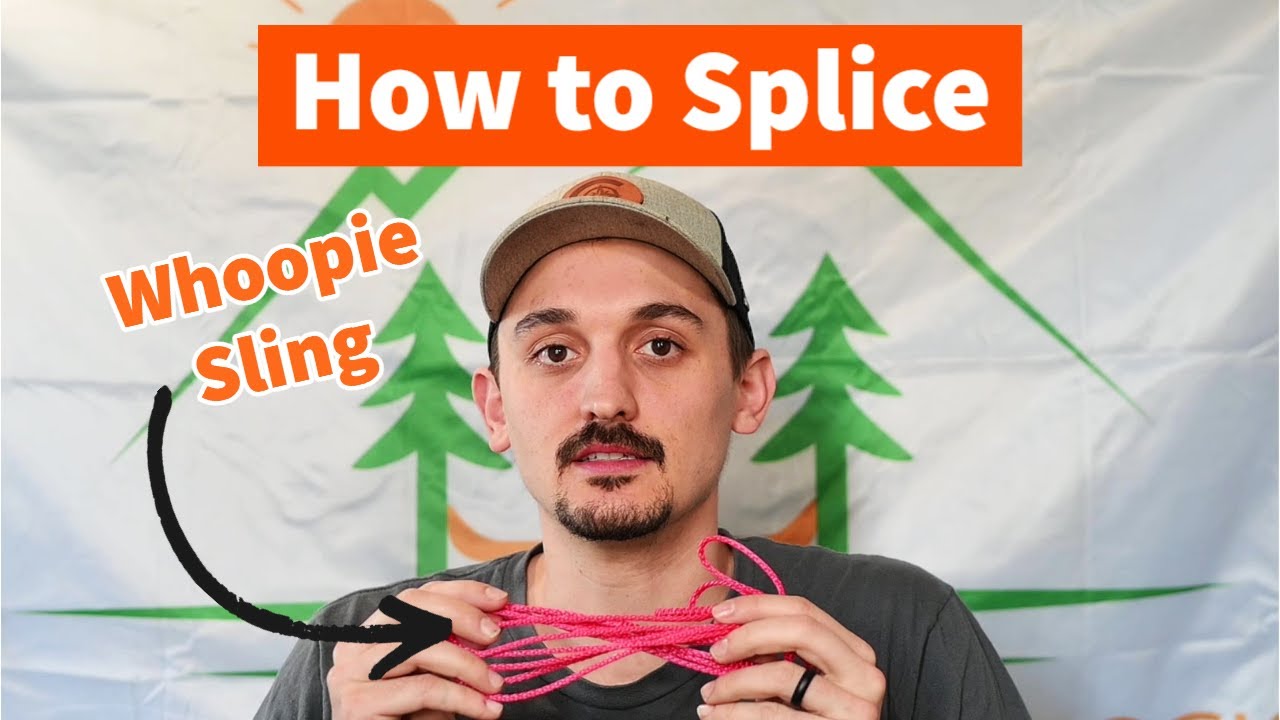 How to Splice Whoopie Slings for Hammock Suspension