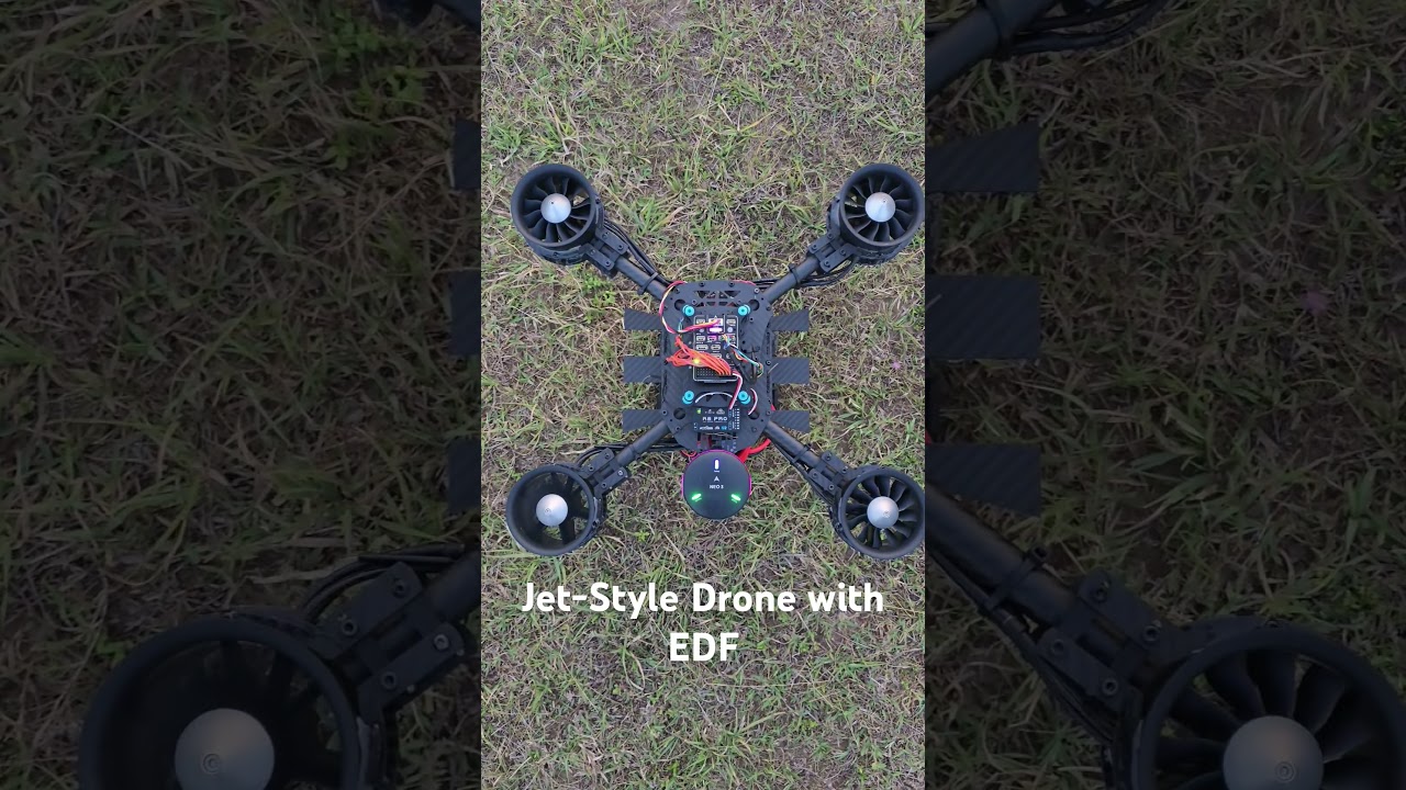 Jet-Style Drone - Motor Test #drone#uav#dronetechnology#aerospace#engineering #NextGenDrone