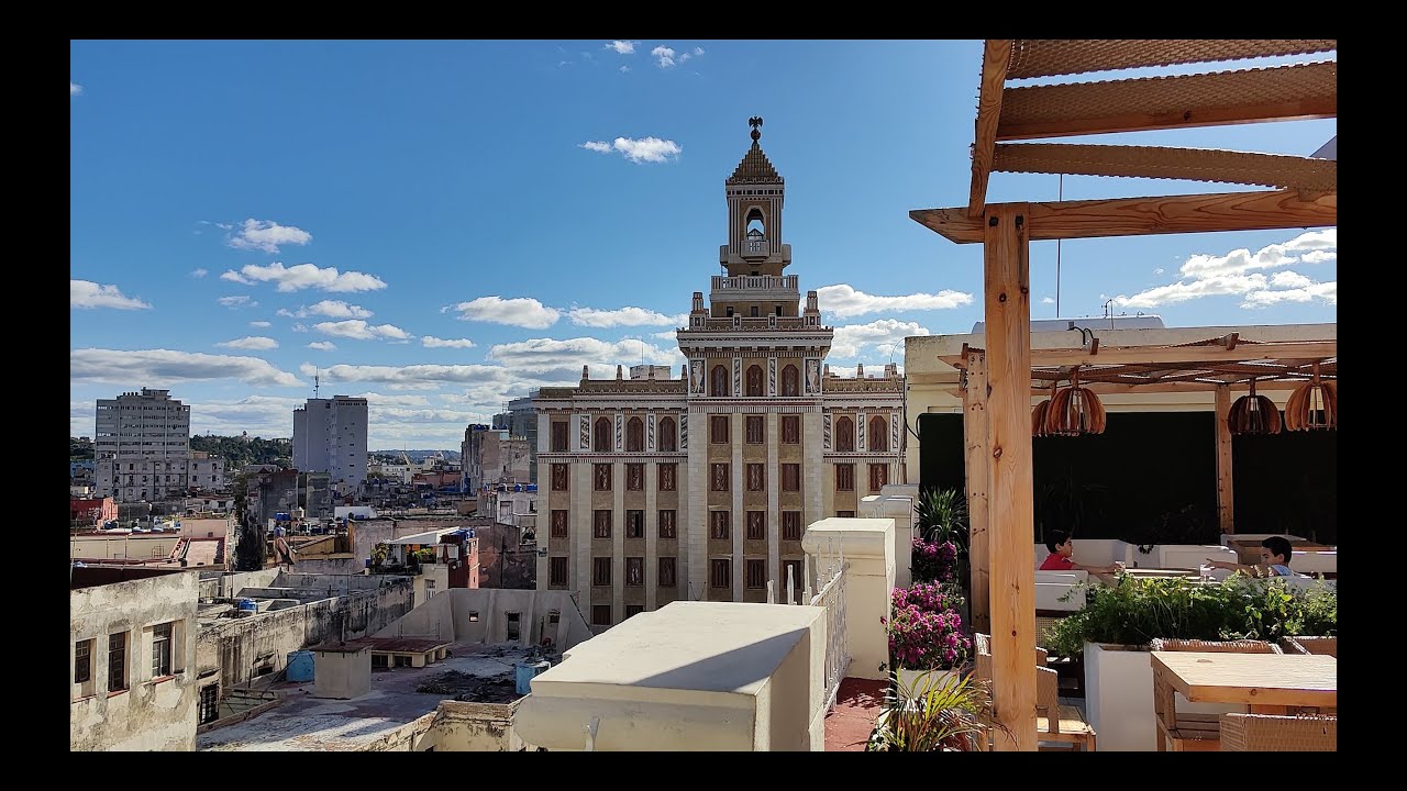 (4K) Rooftop Hotel Plaza (Havana, Cuba)