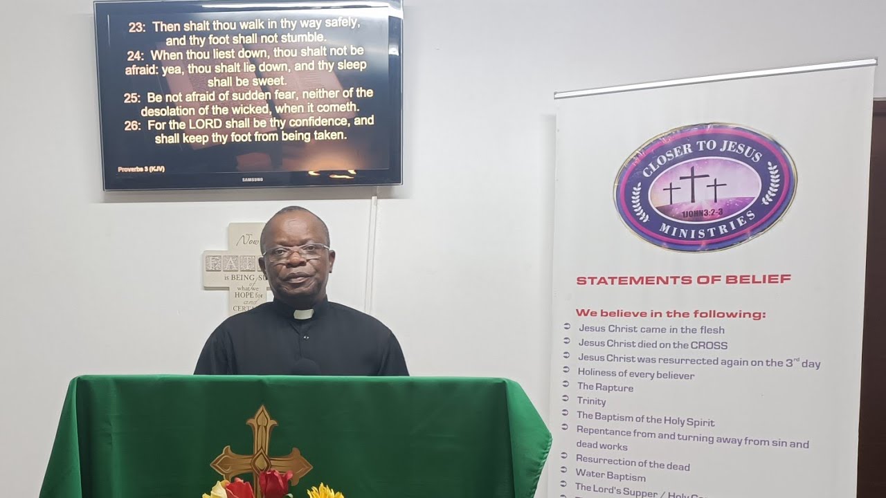 Closer to Jesus Ministries: Knowing God's will for your life - Rev. Godson Jonathan is live