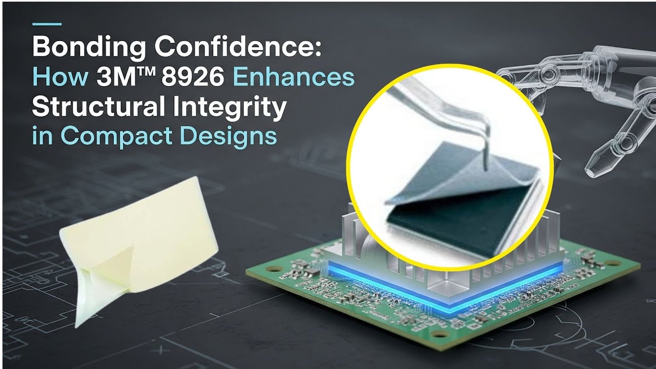 Bonding Confidence: 3M&trade; 8926 for Compact Device Reliability | E Control Devices