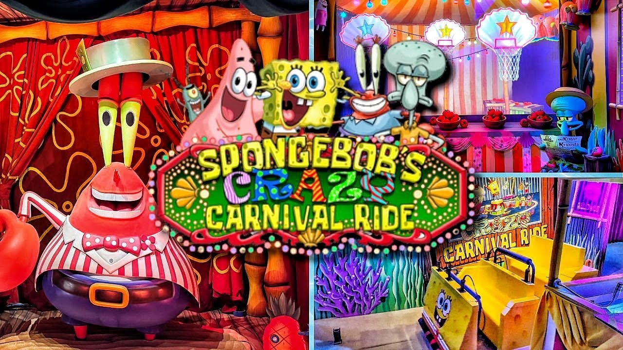 Riding SpongeBob's Crazy Carnival Ride in Turkey!