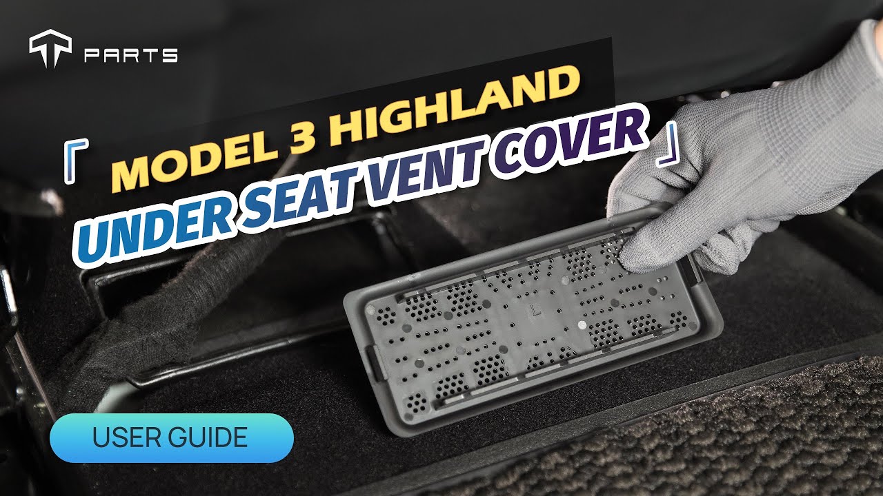 TPARTS Under Seat Vent Cover for Tesla Model 3 2024 Highland