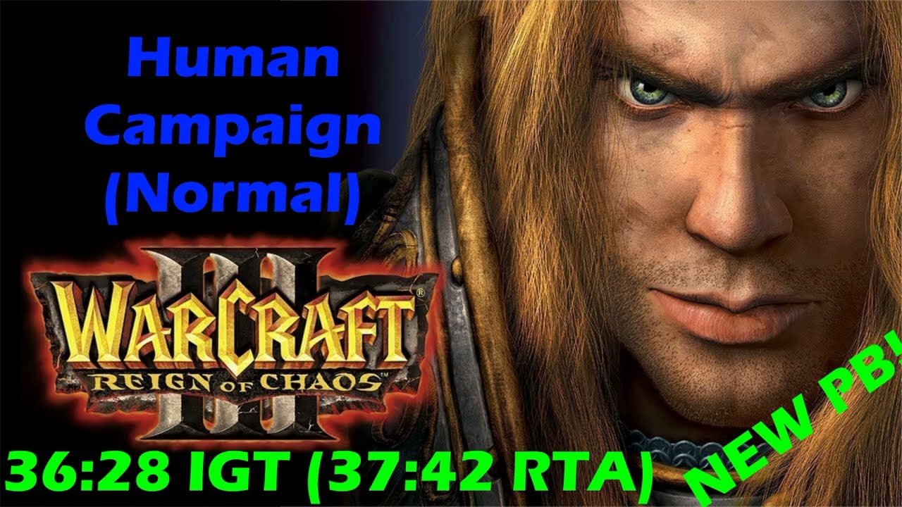 Warcraft 3 Reign of Chaos Human Campaign (Normal) speedrun. 36:28 IGT (37:42 RTA). 4th in the World.