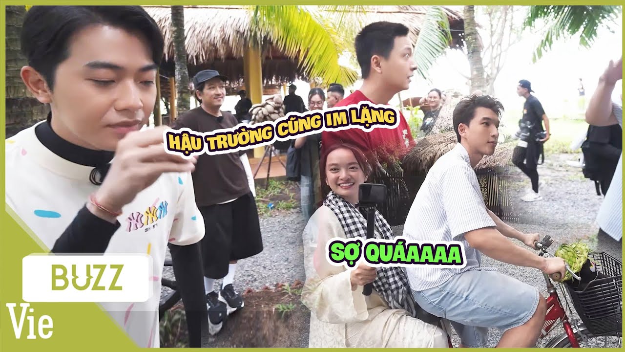 Kaity "sợ hãi" khi ngồi xe của HIEUTHUHAI, dàn cast chơi lớn "im lặng" trong cả hậu trường