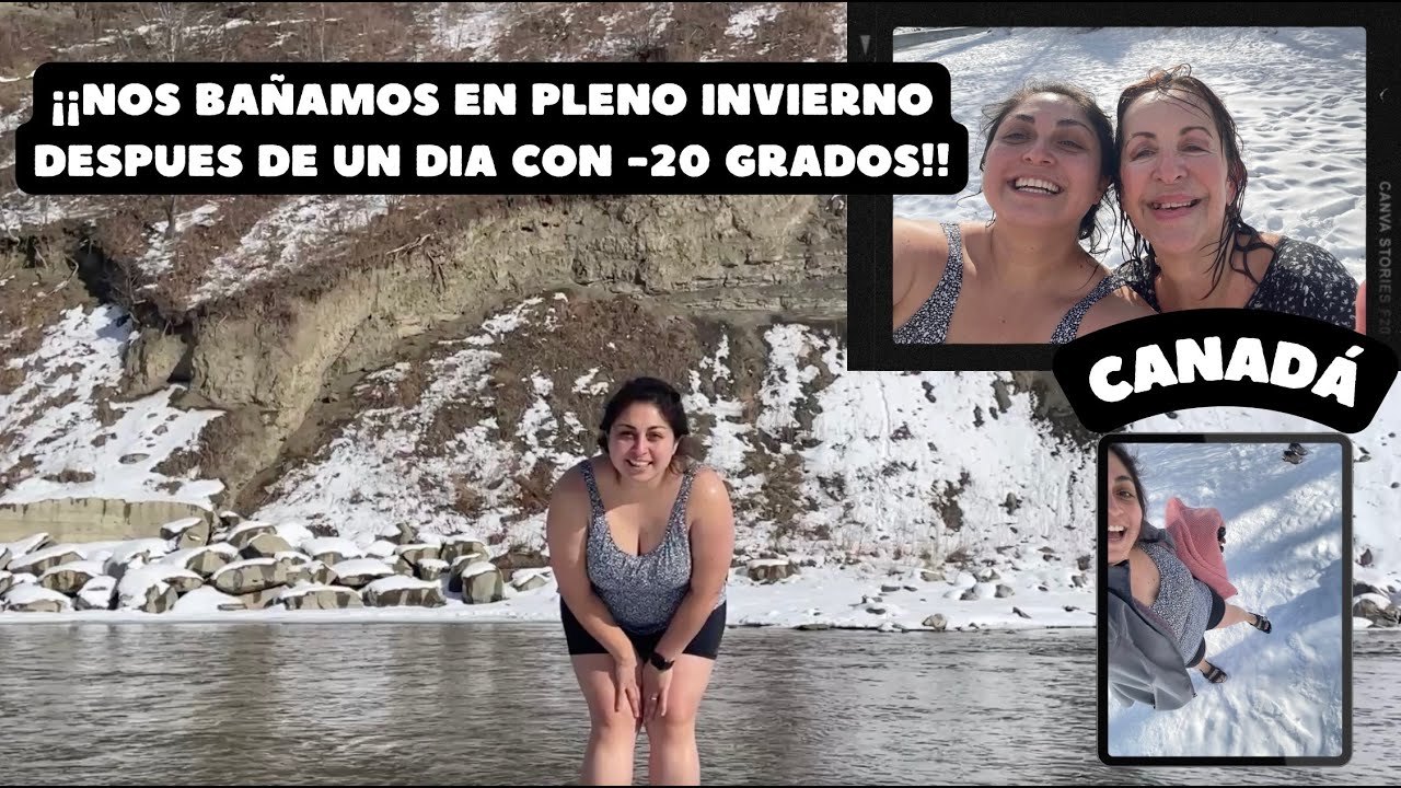 Método de Wim Hof | Nos fuimos al río en pleno invierno en Canadá después de un día con -20 grados.