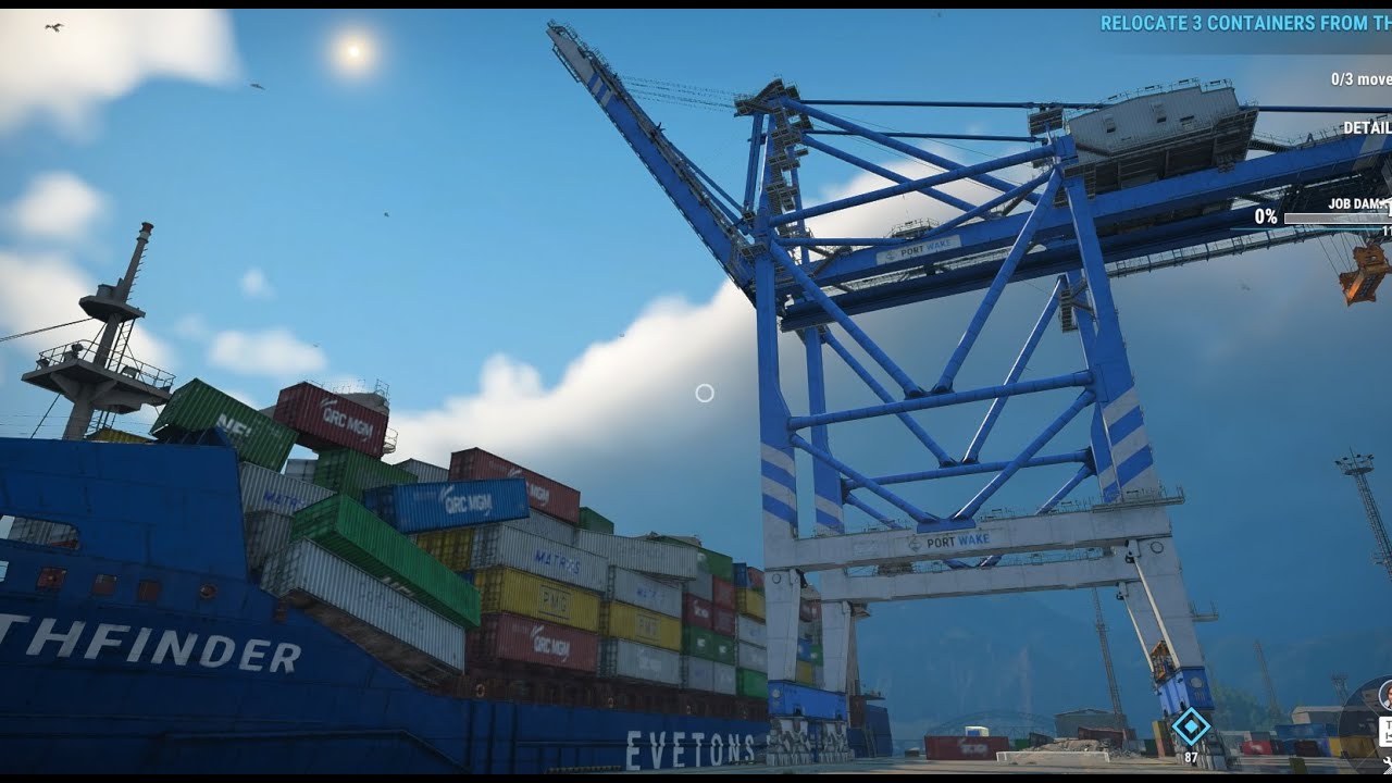 How I Unloaded This Massive Container Ship STS CRANE