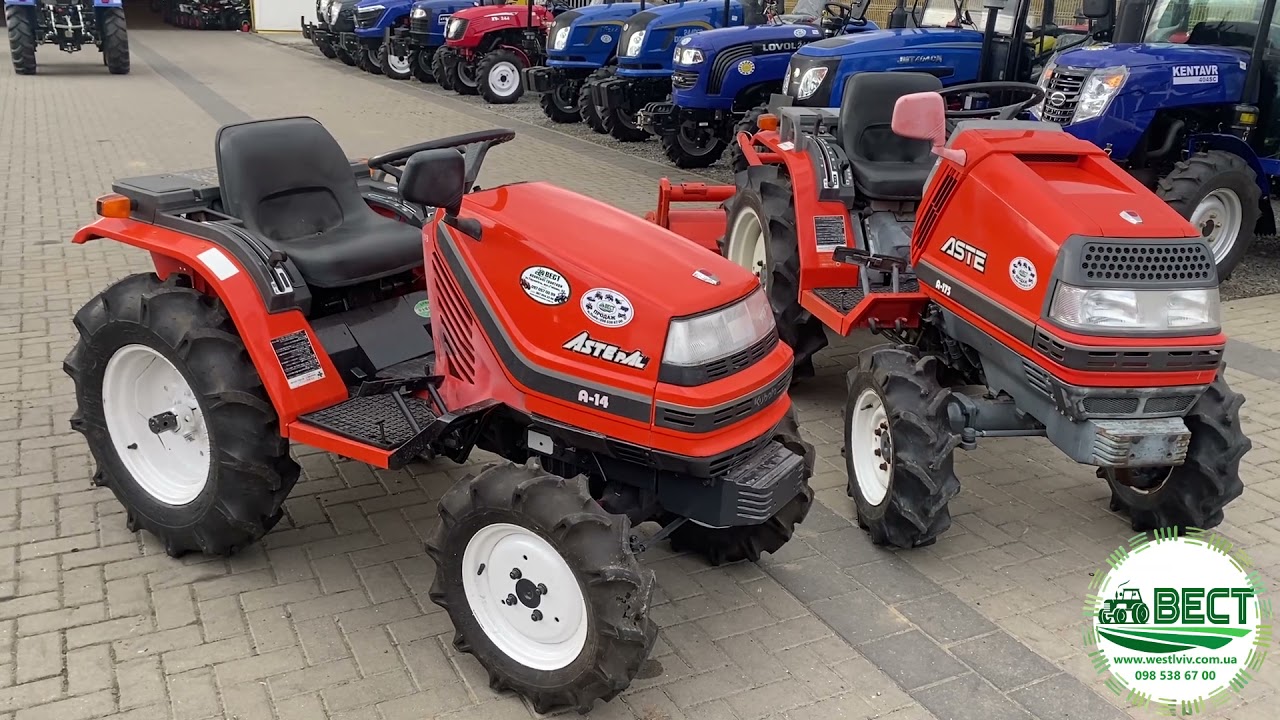 KUBOTA ASTE A-14 & ASTE 175  найкращі японці для городу та саду