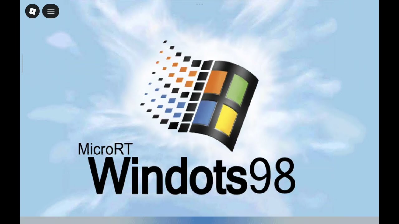 Playing windows 98 in roblox