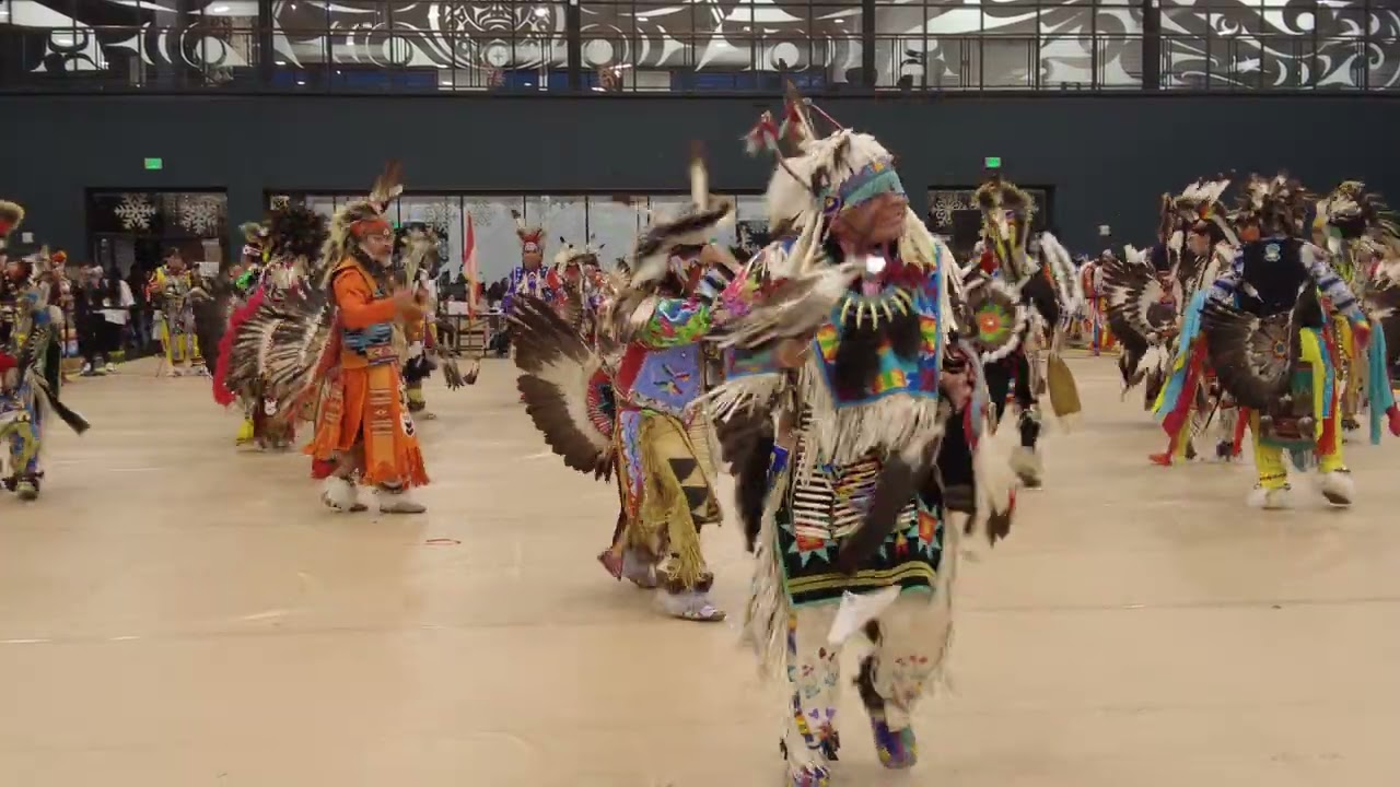Muckleshoot Winter powwow 2024 Men's Traditional