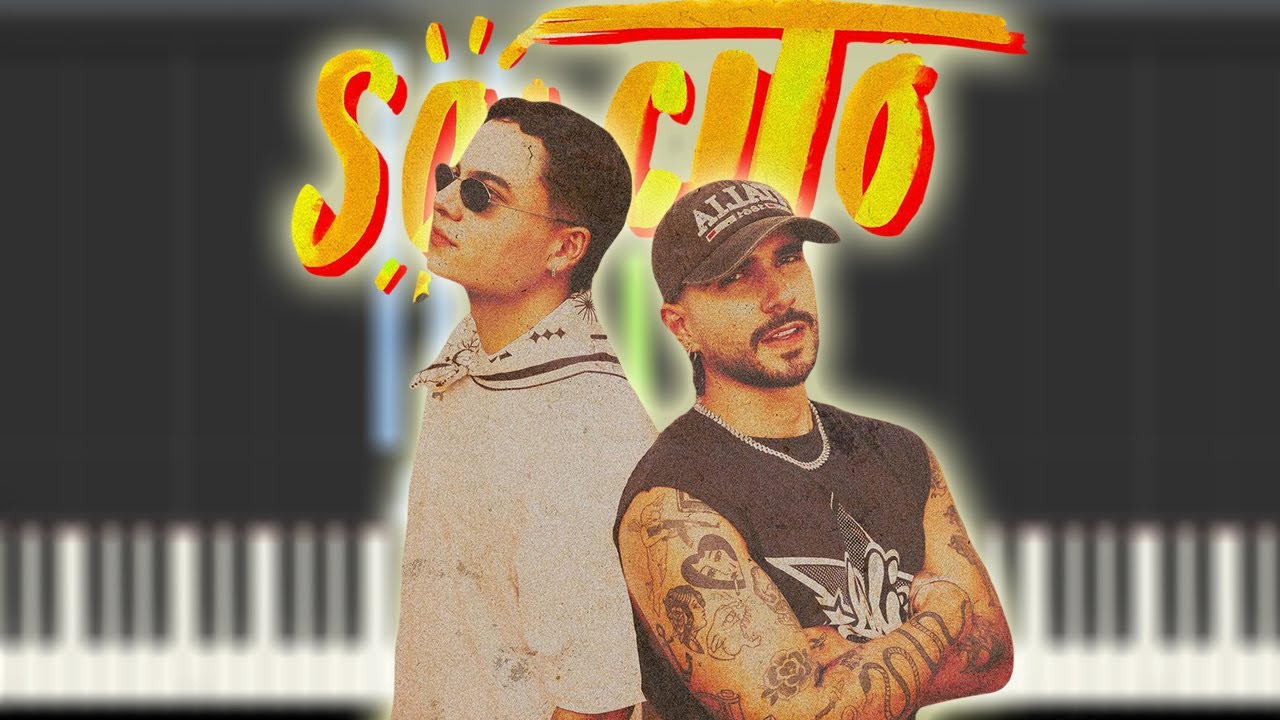 Miguel Bueno x Juan Duque - Solcito | Instrumental Piano Tutorial / Partitura / Karaoke / MIDI