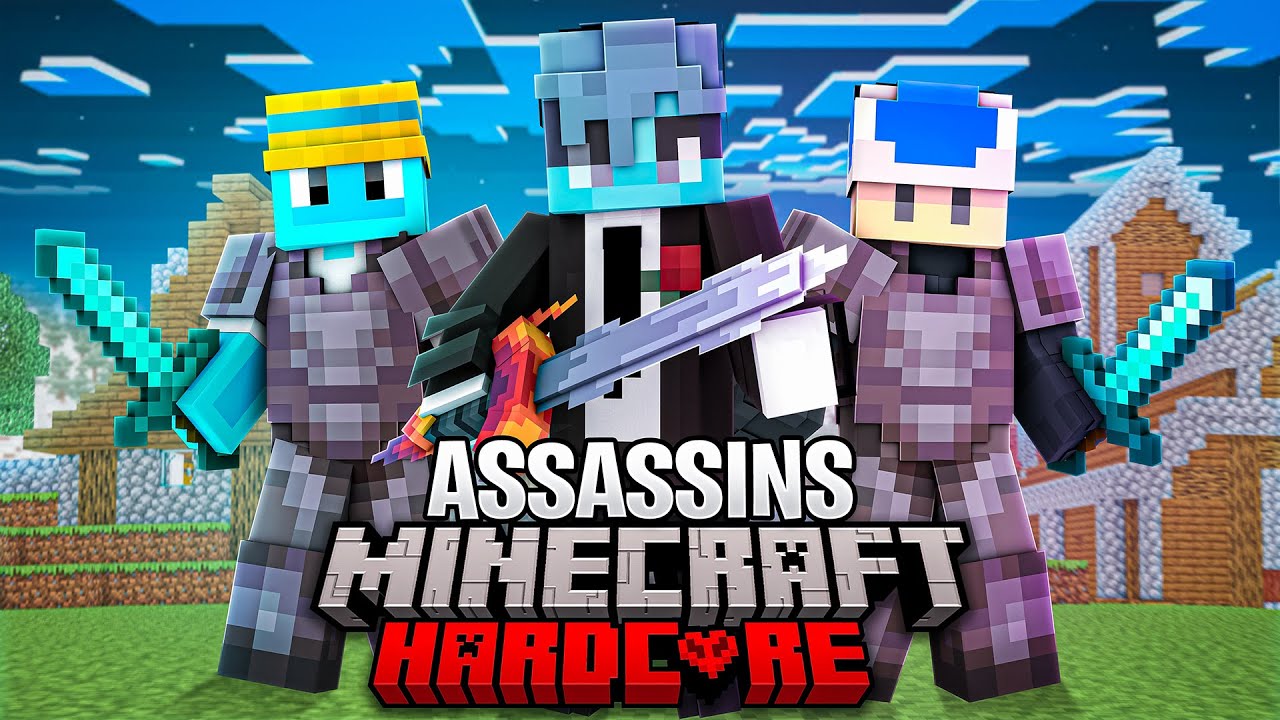 100 Players Simulate Minecraft's Assassins Tournament
