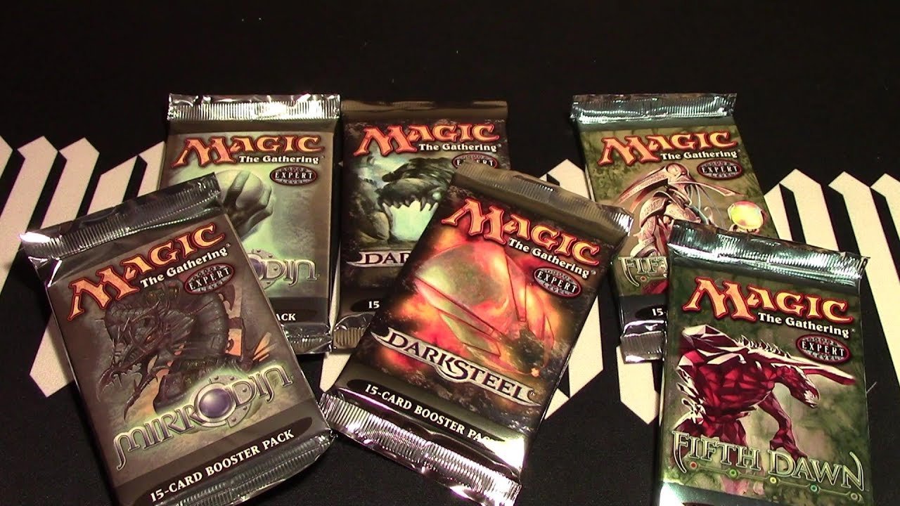 Mirrodin Block 2 boosters each set! So fun, Lets do it! MTG