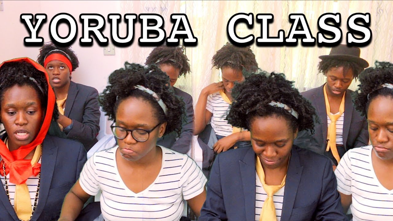 Different Students in a YORUBA class