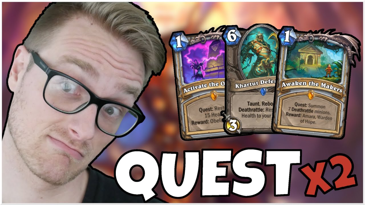 Hearthstone | Double QUEST (Double FUN!) | Wild Double Quest Resurrect Priest | Saviors of Uldum