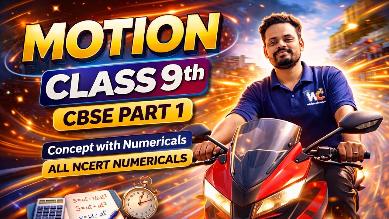 Class 9 Science Motion Chapter Full Explanation | Distance, Displacement, Speed