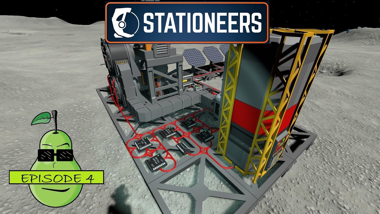 Stationeers Terrain Update Episode 4: Automating our Gold Miner | More advanced cooling system