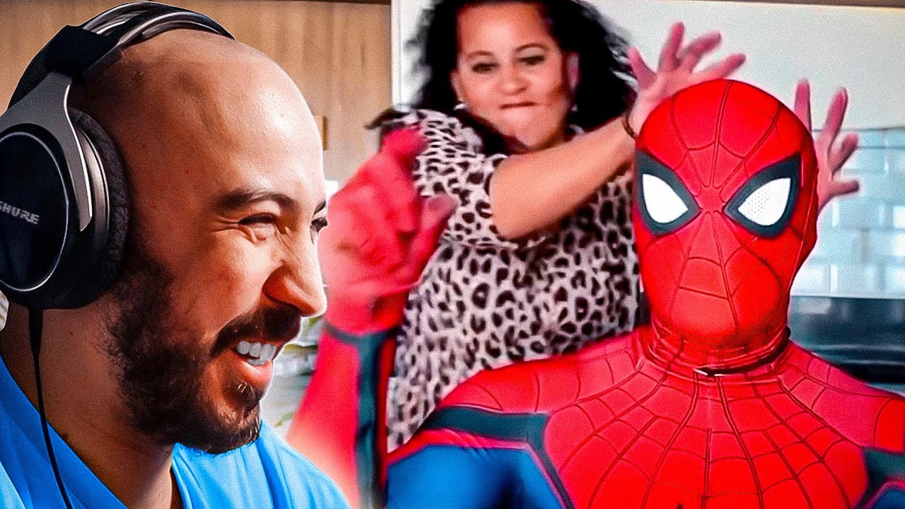 QUAND SPIDERMAN PROVOQUE SA MÈRE 😂