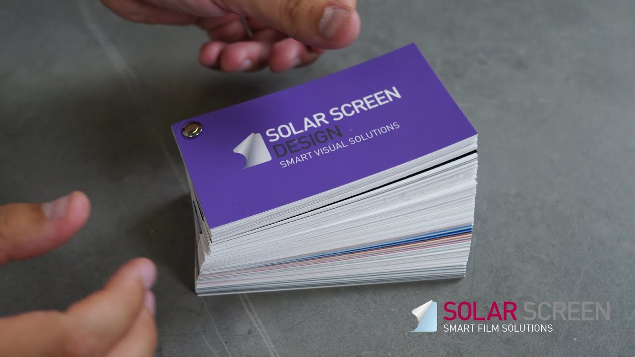 Wzornik folii dekoracyjnych SOLAR SCREEN