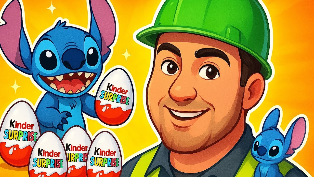 Opening Natoons Kinder Surprises + Exclusive Stitch Collection!