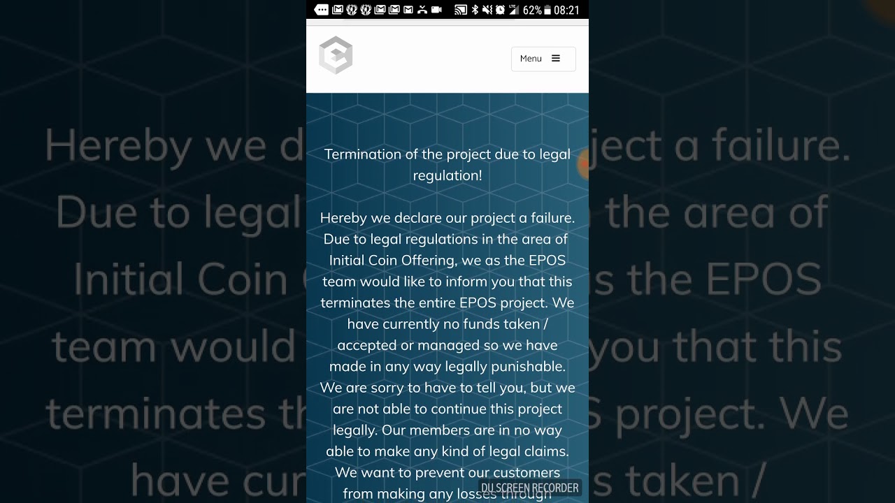EPOS ICO is Dead