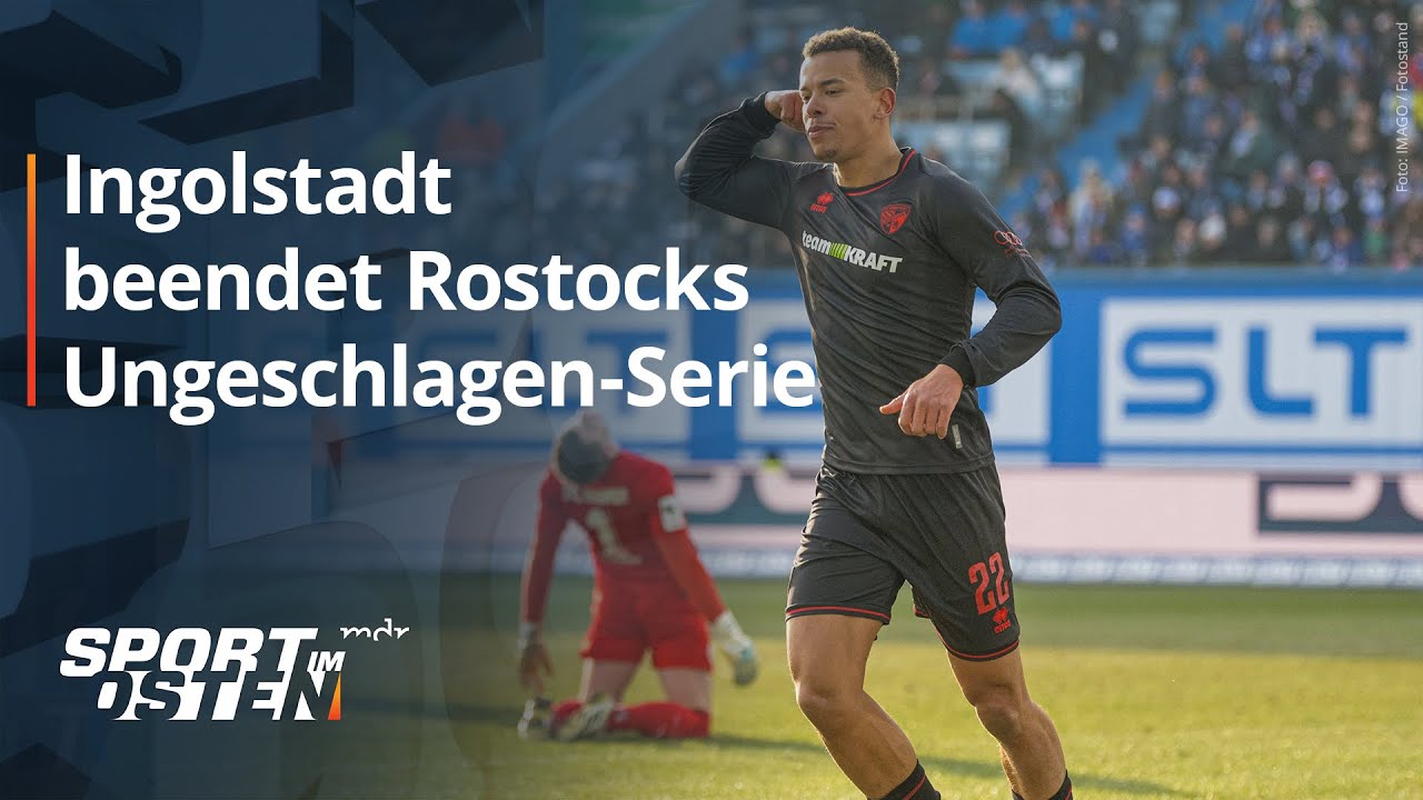 Ungeschlagen-Serie von Hansa Rostock reißt gegen Ingolstadt | MDR