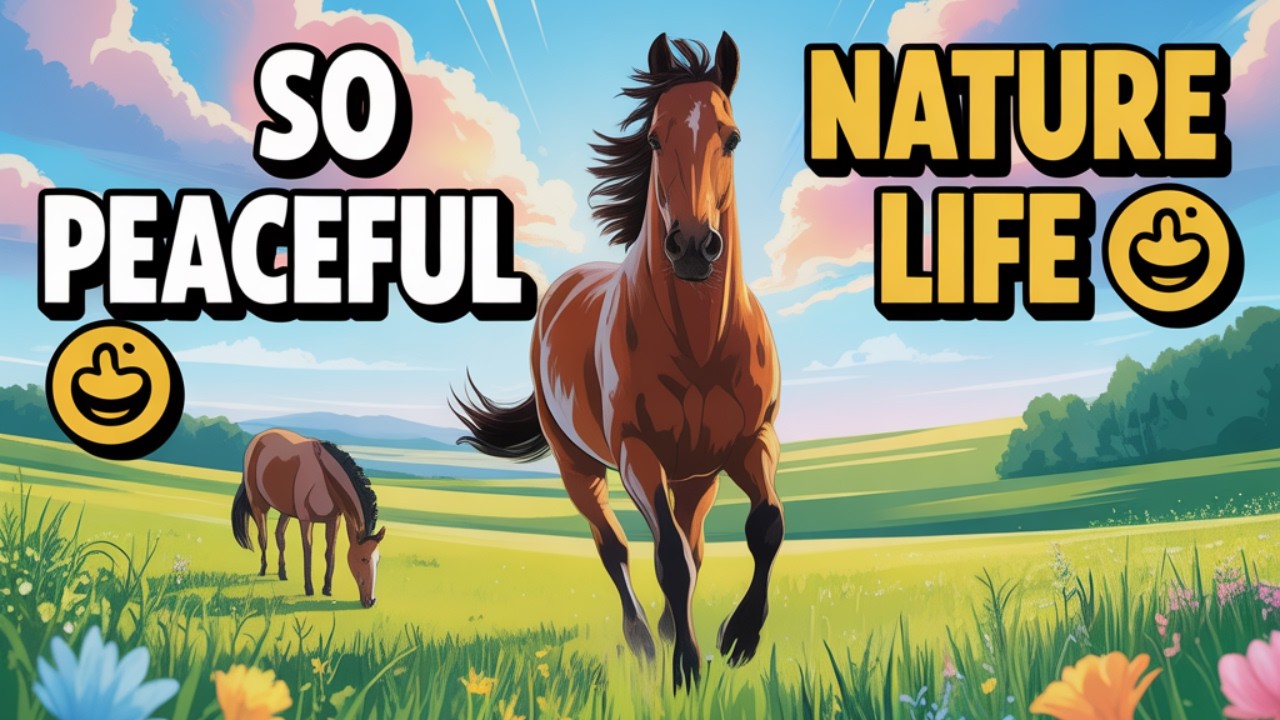 Horses Living Their Best Life 🐎🌿 | Beautiful Nature Moments