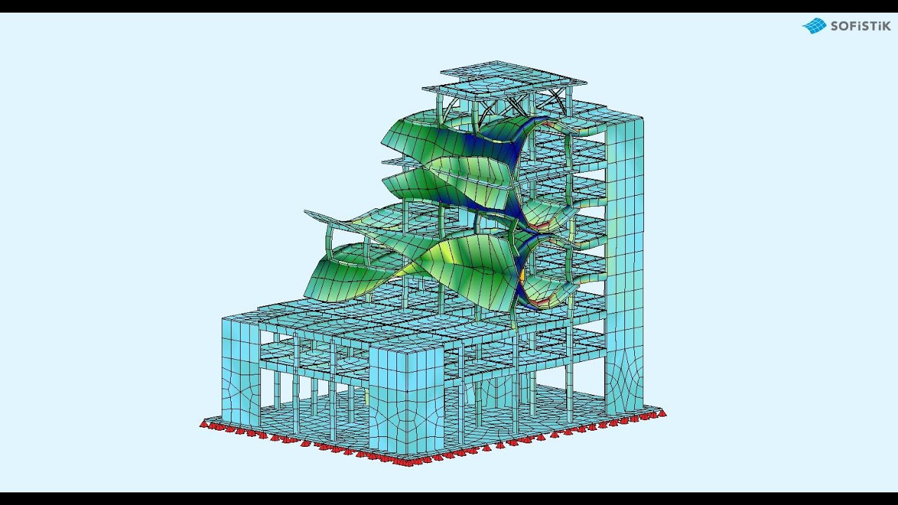 SofistiK Analysis and design 2023 for Revit Part 11 design and calculation of slabs