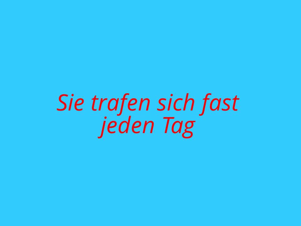 traurige aber wahre Geschichte