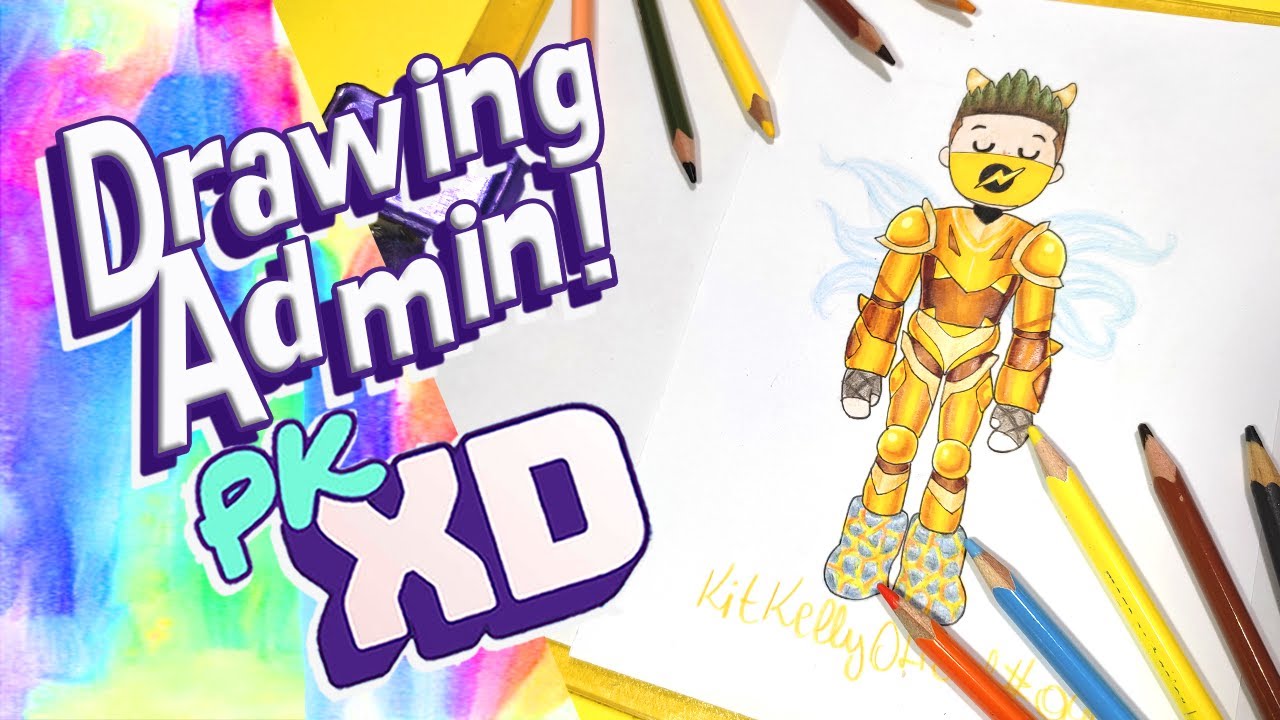HOW TO DRAW @AdminPKXD OF @PKXDUniverse !