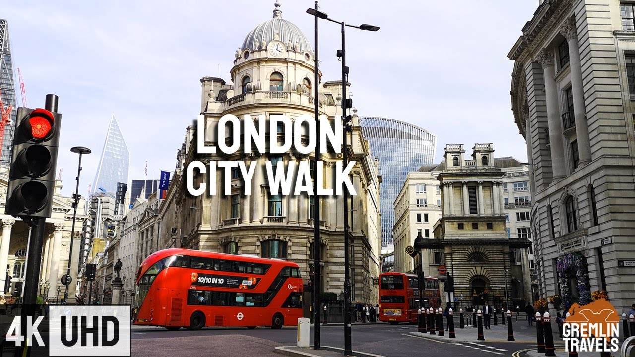 London, UK 🇬🇧 - City of London Walking Tour [4K]