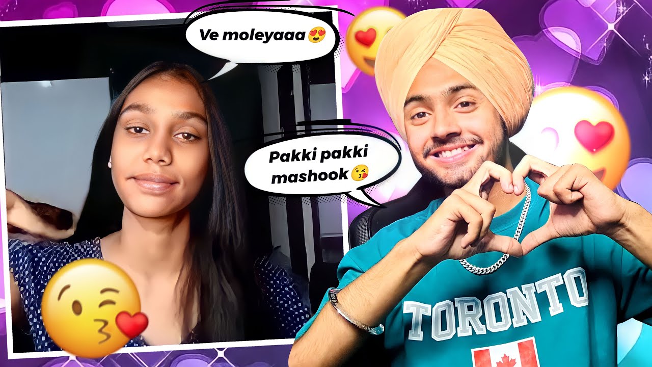 VE MOLEYA😁 ME TERI PAKKI PAKKI MASHOOK AA | IMPRESSING CUTE GIRLS ON OMEGLE