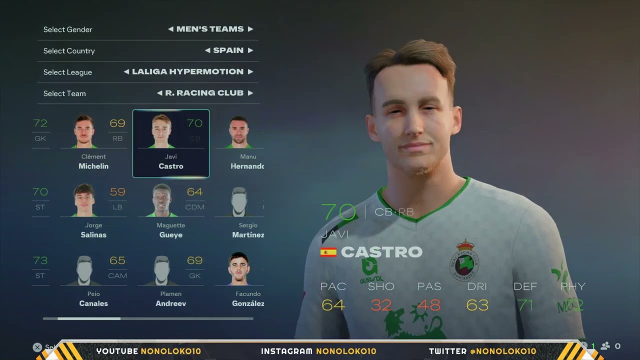 EA SPORTS FC26 | LALIGA Hypermotion Player Faces & Ratings