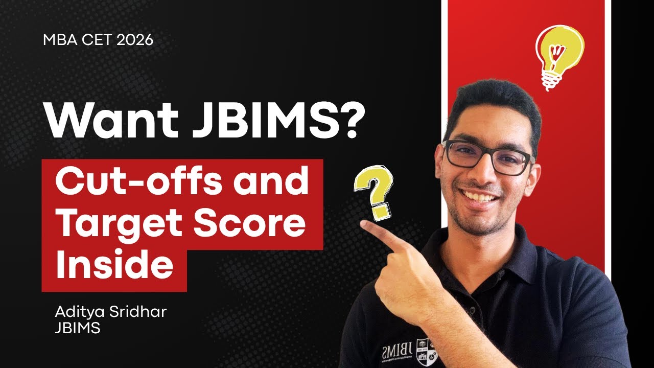 Target Score for JBIMS Revealed | CET 2026 | JBIMS Cutoffs