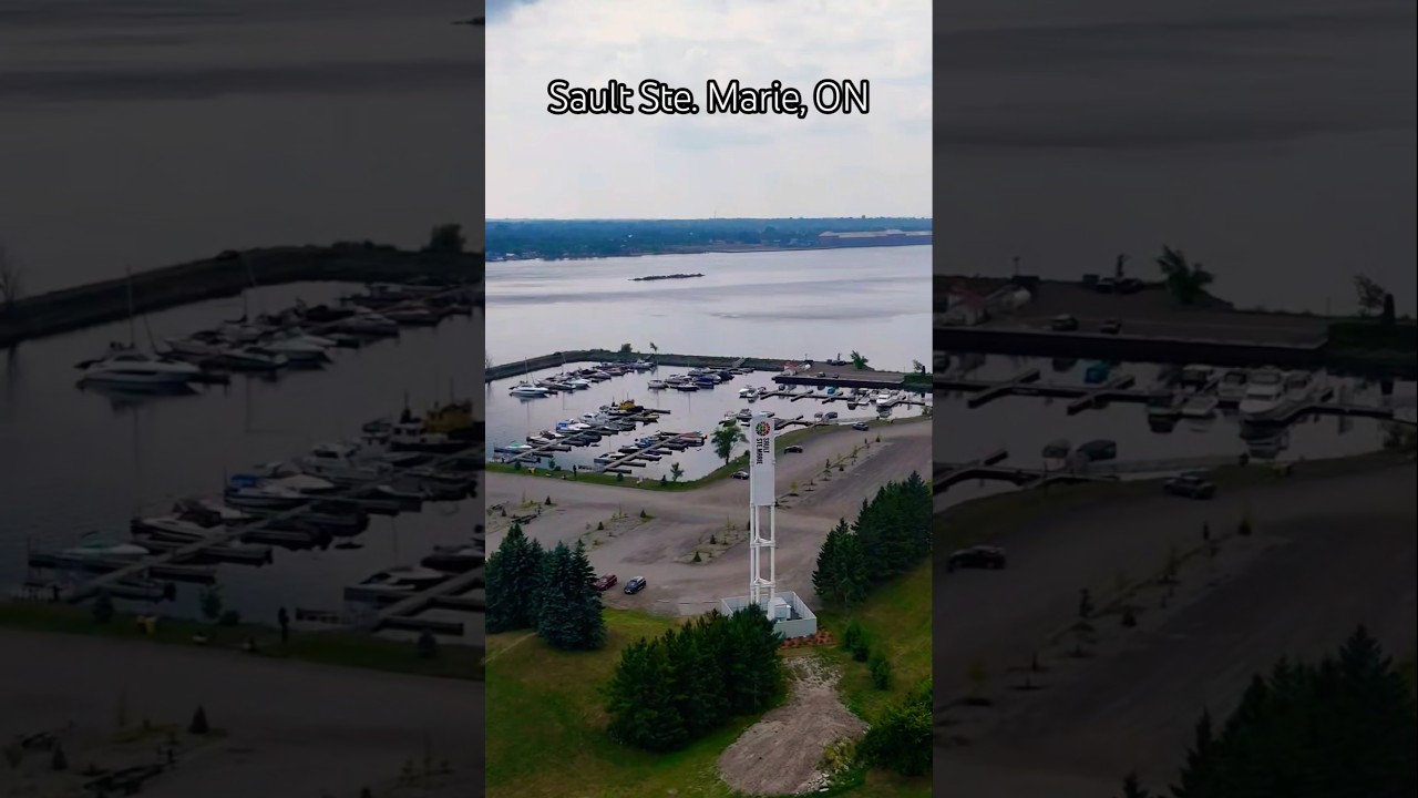 Sault Ste. Marie, Ontario #dronephotography #ontarioviews