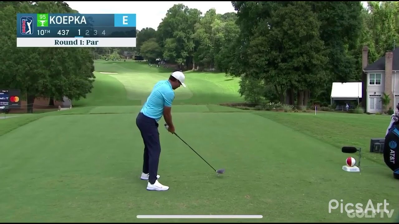 Brooks Koepka triple bogeys and lets out a massive fart at the Wyndham (8/14/2020)