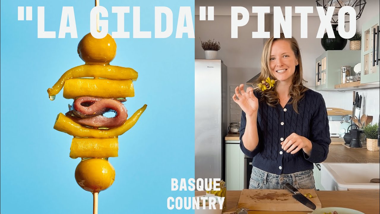 How to Make the Gilda Pintxo from San Sebasti&aacute;n | Easy Recipe by Marti Buckley | The Book of Pintxos