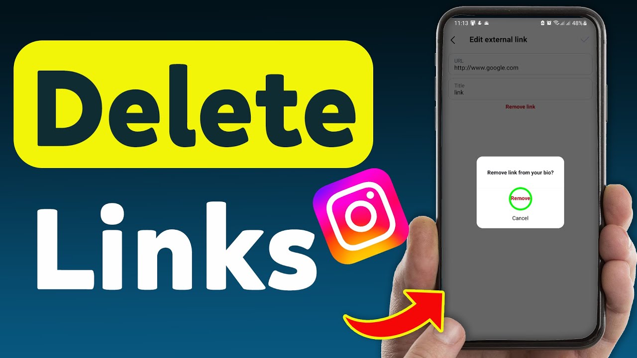 How To Delete Links On Instagram (Updated)