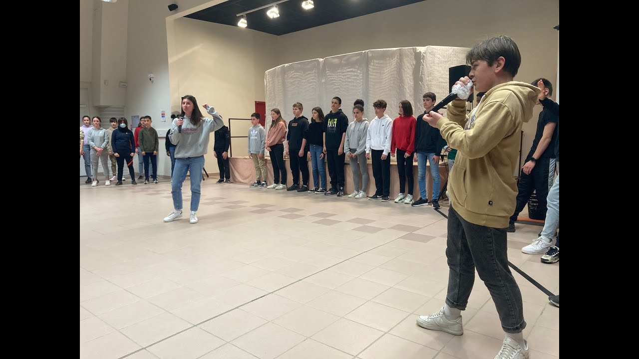 Slam, beat box, expression corporelle...le programme joyeux d'une classe de quatri&egrave;me du Puy-de-D&ocirc;me
