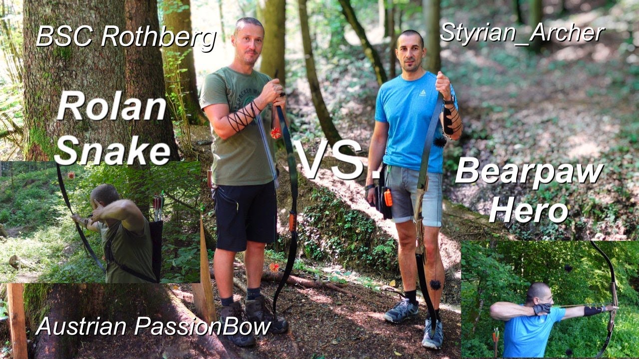 Einsteigerbogen-Challenge Bearpaw Hero vs. Rolan Snake beim BSC Rothberg 3D-Parcours