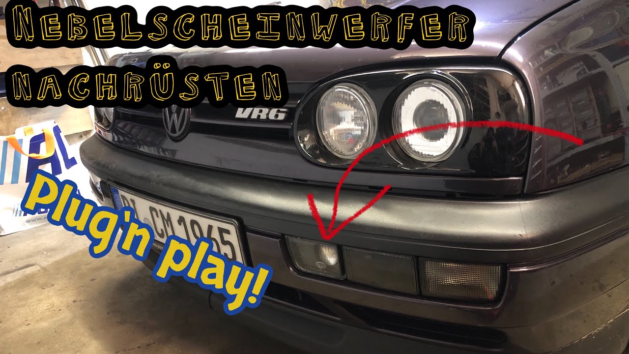 #golf3 Nebelscheinwerfer nachrüsten plug‘n play! | VLOG