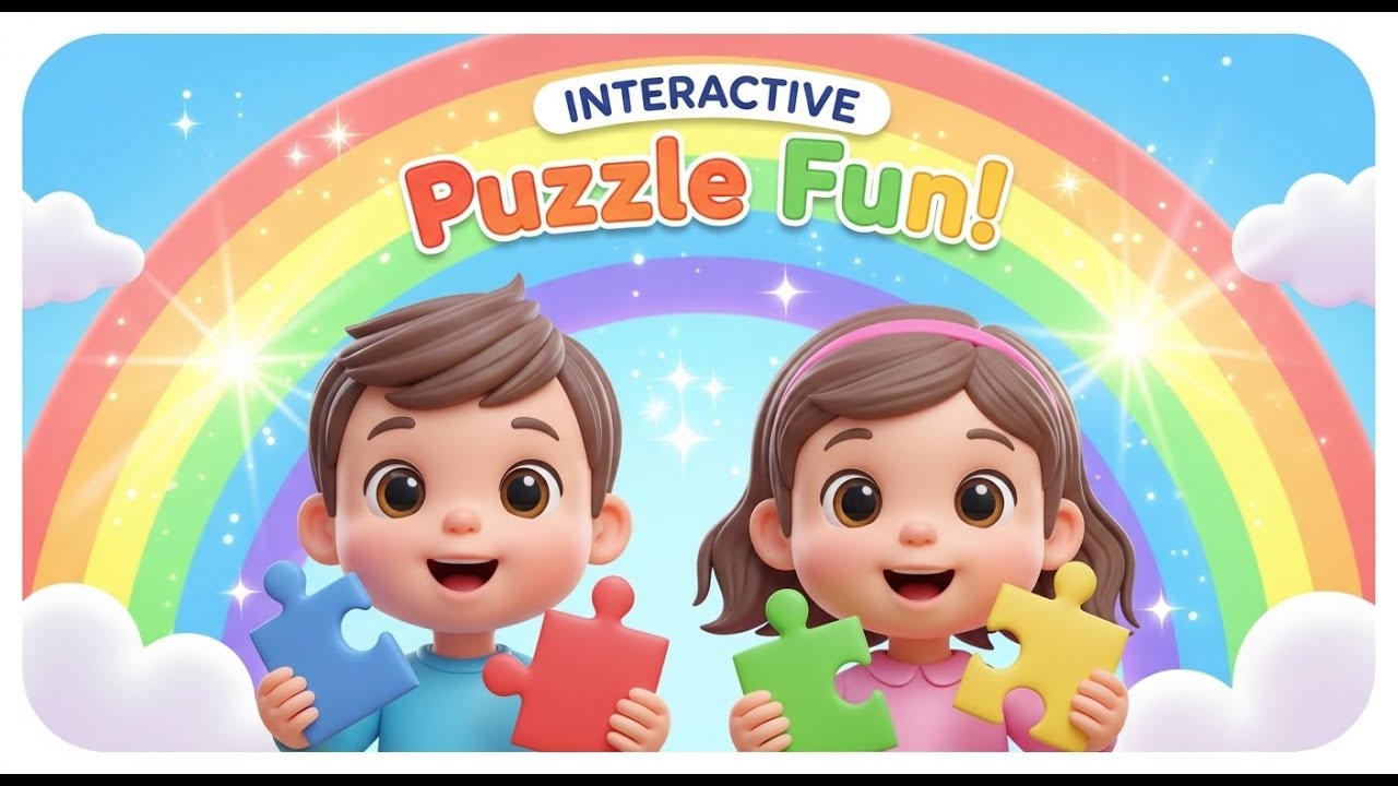 Интерактивная песенка-головоломка для детей 🧩 Перетаскивай, подбирай и изучай цвета и формы. Детс...