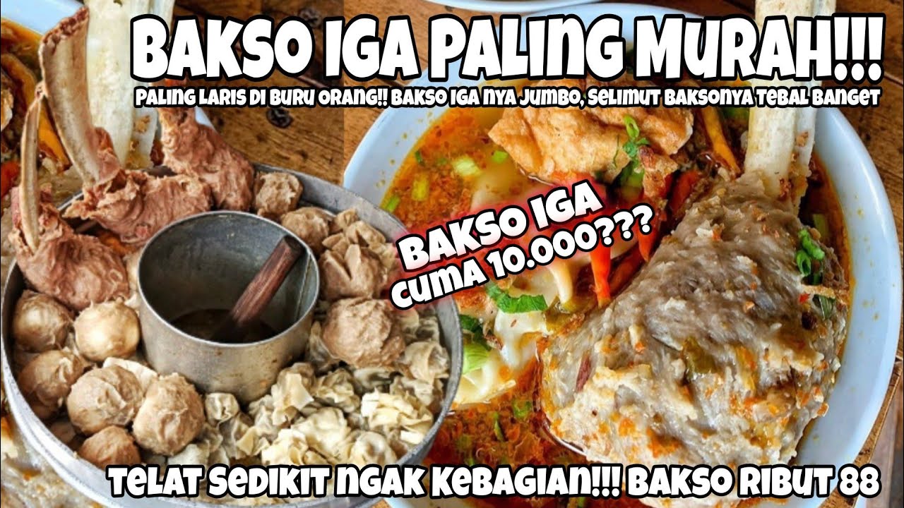 BAKSO IGA GEROBAKAN PALING LARIS!!! OMSET PERBULAN 90 JUTA