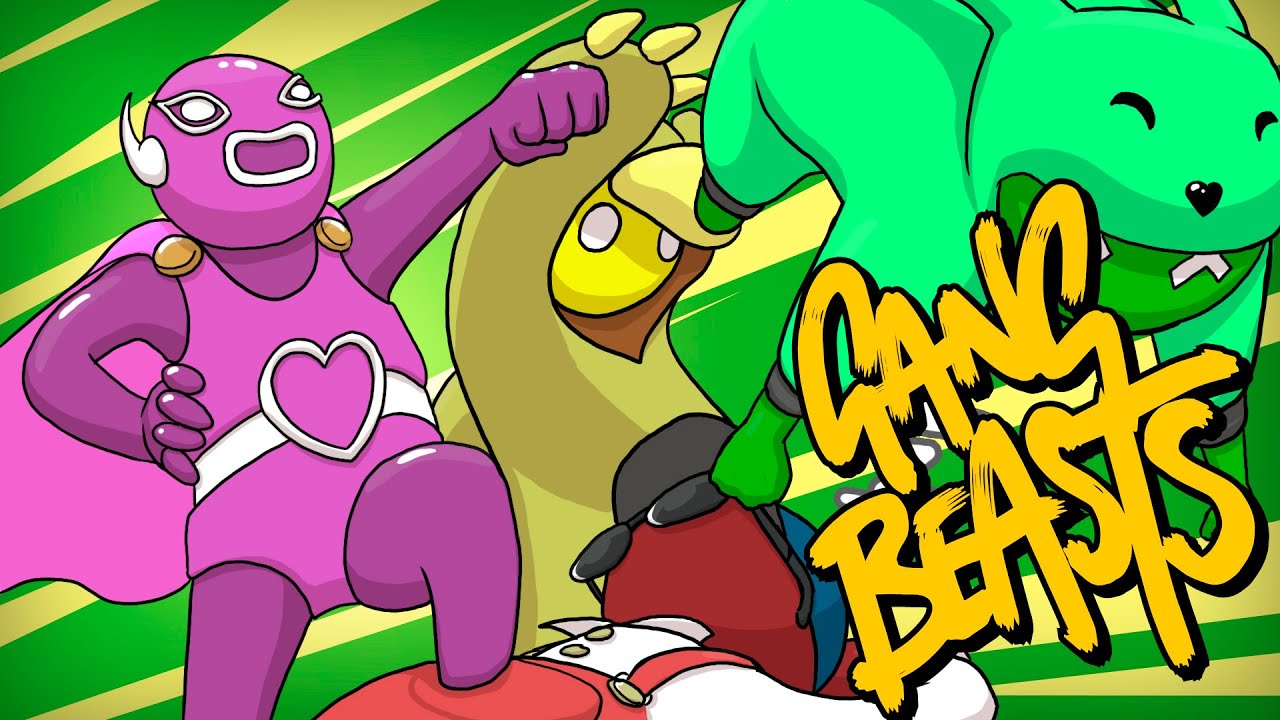 SUPER SARA!  | C/ Luh, Gona y Exo | Gang Beasts | SARINHA