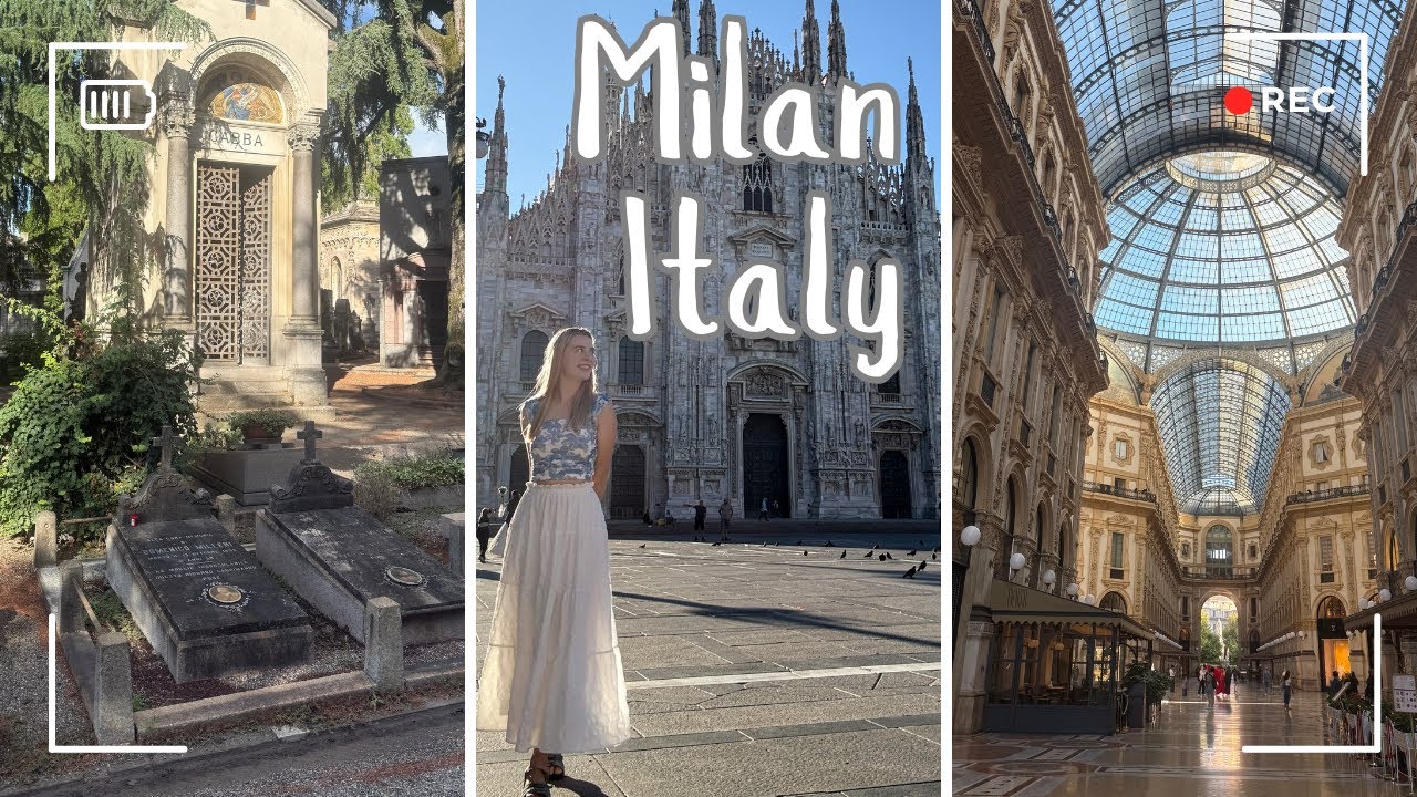 WEEKEND TRIP IN MILAN, ITALY! EUROPEAN SUMMER TRAVEL VLOG SOLO FEMALE